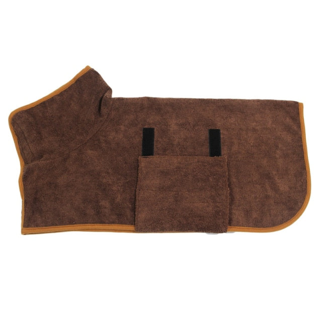 Super Absorbent Pet Bathrobe-M